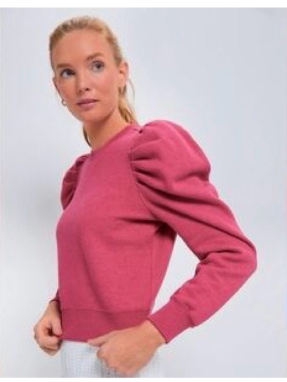 Tuckernuck puff sleeve sweatshirt